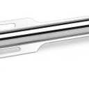 Closet Valet Rod Slide Out, Closet Pull Out Rod for Bedroom Laundry Room, Bathroom, Chrome