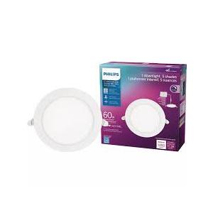 Philips 6 In. White Canless Selectable CCT LED Recessed Light Kit 580399 Philips Philips 6 In. White Canless Selectable CCT LED Recessed Light Kit 580399 Philips