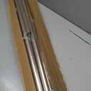 Brushed Nickel Bay Window Curtain Rods with Aluminum End Cap Finials and Brackets,Adjustable 32-86 Inch Center Rod for windows (20-82), 32-58 Inch Side Rods for windows (20-54)