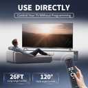 Voice Replacement Remote Control Compatible with Sylvox Deck Pro 2.0, Pool Pro 2.0, QLED 2.0 Google Outdoor TV Series
