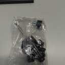 Desk Organizer and Accessories, 2-Tier Computer Monitor Stand Rise with Storage Drawer & 2 Pen Holders, Laptop & Printer Stand for Desktop, Workspace Organizers for Office Supplies (Black Wood)