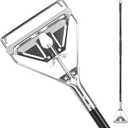 KeFanta 60" Metal Mop Handle Commercial Heavy Duty, Quick Change Industrial Mop Stick Replacemet,Side Gate Mops Head Replacement Holder for Floor Cleaning