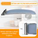 AMI PARTS 339392 339392V Dryer Lint Filter Case Screen Replacement Parts Fit for whirl-pool, ken-more - Repalce 337133, 337448, 337451, 337488, 338405, 338406, 339391, 341030, 341429, 346671, etc