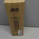 JRD 13" Tower Fan for Bedroom, 23ft/s Bladeless Desk Fan with 3 Speeds, 80 Degree Oscillating, Quiet Operation, Compact & Portable Table Fan for Bedroom Home Office Desktop