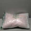 2Pack Soft Furry Bow Throw Pillows Cute Bowknot Plush Pillow Home Decor Stuffed Bow Lumbar Pillow for Bed Couch Living Room Decor (Pink&White)