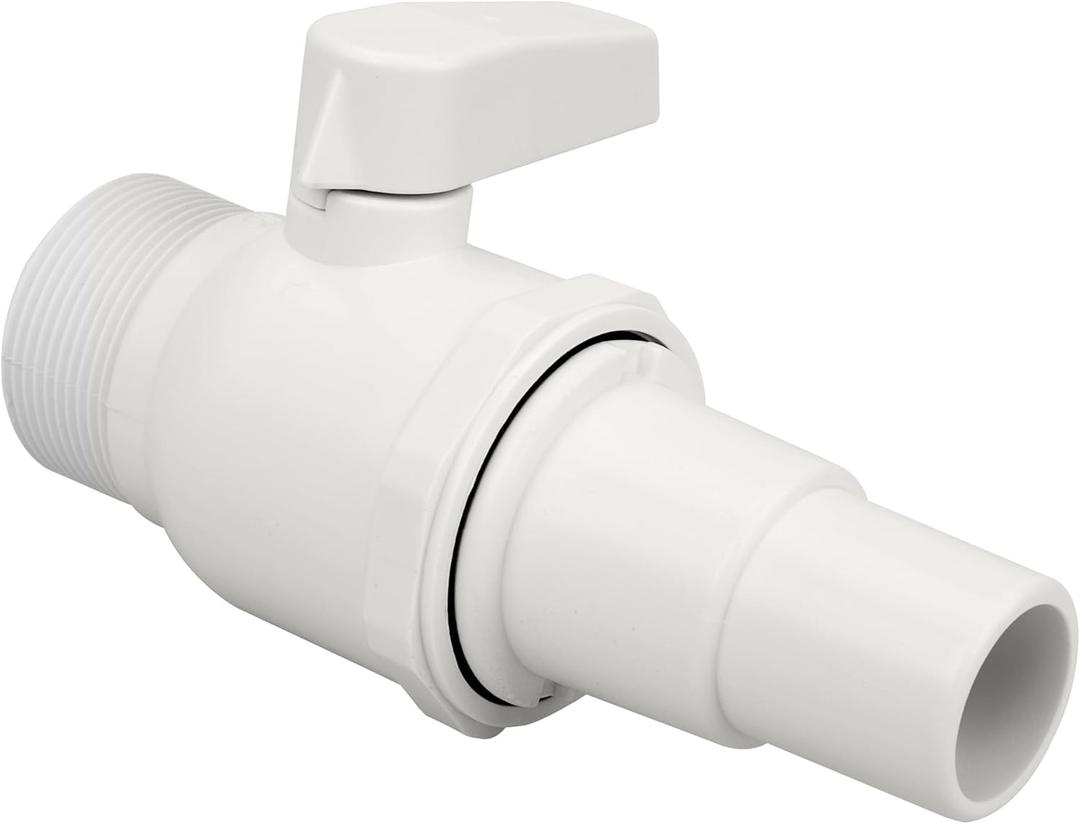 Upgrade SP0729 Ball Valve for Hayward Pool Filter Valve, Econoline 2-Way Pool Shut Off Valve 1.5" MIP x 1.5” - 1.25”, Above Ground Pool Filter Parts