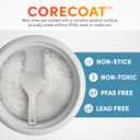 AROMA CoreCoat Rice Cooker with Pop-Up Food Steaming Basket (4 Cups Cooked, 2 Cups Uncooked, 1 Qt)