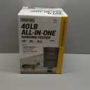 Moultrie 40lb All-in-One Hanging Deer Feeder - 40lb Capacity - Metal Hopper - Digital Timer with 4 Daily Feeds - Moultrie Connect Bluetooth