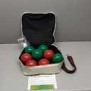 GoSports 100 mm Regulation Bocce Set with 8 Balls, Pallino, Case and Measuring Rope - Premium Official Size Set