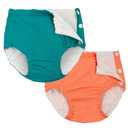 Joyo roy Baby Swim Diaper Reusable Swim Diaper Water Diaper Swim Diapers Size 3T Reusable Swim Diapers Reusable Diapers Swimming Diapers Swim Diapers Large Reusable Diapers Baby Swim Diaper (Orange-green)