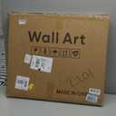 Framed Black and White Abstract Wall Art Set, 3 Piece Canvas Prints Paintings Artwork for Walls, Modern Minimalist Abstract Geometric Pictures for Living Room, Bedroom, Dining Room, Office Wall Decor (12x24", 16x24", 24x24", Geometry)