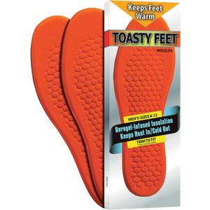 Safety Works CTFM Toasty Feet Mens Shoe Insoles Infused with Aerogel for Sizes 8-12