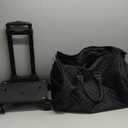 Rolling Garment Bags for Travel,Convertible Duffle Garment Bag Roller Bag Carry on Garment Bag with Wheels Luggage Rolling Weekender Roller Duffle Bags for Travel-Black (A6-Black-2P)