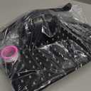 Hibbent cUPC Certified 13'' Shower Head Combo, High Pressure 5 Spray Rainfall Showerhead, 10 Spray Mode Handheld, All Metal Easy Reach 4-way Diverter Arm with Pause Mode, 71'' Hose and Holder, Black