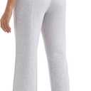 Women's Sweatpants with Pockets Elastic High Waisted Joggers Casual Straight Leg Drawstring Athletic Pants 31'' (Gray, L)