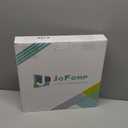 JoFomp Large Waterproof Outdoor Clock with Thermometer Combo - 16 inch Silent Non Ticking Quartz Battery Operated Wall Clock for Patio, Home, Pool, Garden, Porch, Deck (Silver, 16 Inch)