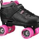 Roller Derby STR Seven Women's Quad Roller Speed Skates (10, Black/Pink)