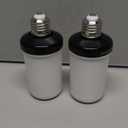 Vicstone Dusk to Dawn LED Flame Light Bulbs Outdoor, 4 Modes Flickering Light Bulbs with Upside Down Effect, E26 Fire Bulb for Halloween Christmas Party Patio Porch Home Indoor Decorations - 2