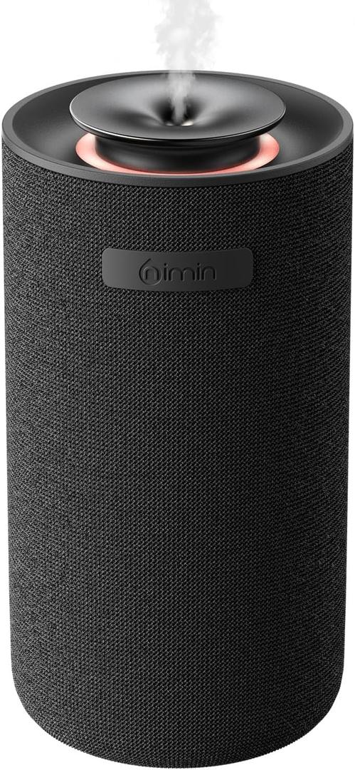 Car Scent Diffuser with Smart Auto Start-Stop Sensor, Waterless Car Essential Oil Diffuser for Home, Cordless Rechargeable Portable Air Freshener, Adjustable Scent Modes, Fits 5/10/15ml