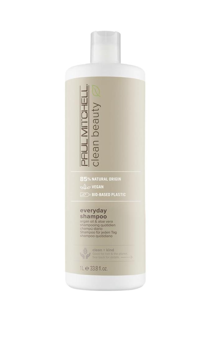 Paul Mitchell Clean Beauty Everyday Shampoo, Boosts Shine, Adds Body, For All Hair Types (33.8 Fl Oz (Pack of 1))