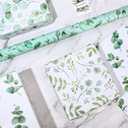 4 x 12 Sheet Eucalyptus Leaves Wrapping Paper Watercolor Greenery Elegant Gift Wrap Paper Bulk Botanical Decorative Craft Art Paper for Wedding Party DIY Wrapping Supplies, 19.7 x 27.6 inch