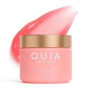 QUIA Collagen Jelly Cream  Lightweight Gel Moisturizer for Glowing, Plump Skin  With Niacinamide and Peptides  Korean Skincare for Daily Hydration