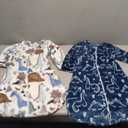 Yoofoss Baby Sleep Sack 6-12 Months, Long Sleeve Sleep Sack 1.5 Tog, Fleece Baby Wearable Blanket with 2-Way Zipper, Soft Warm