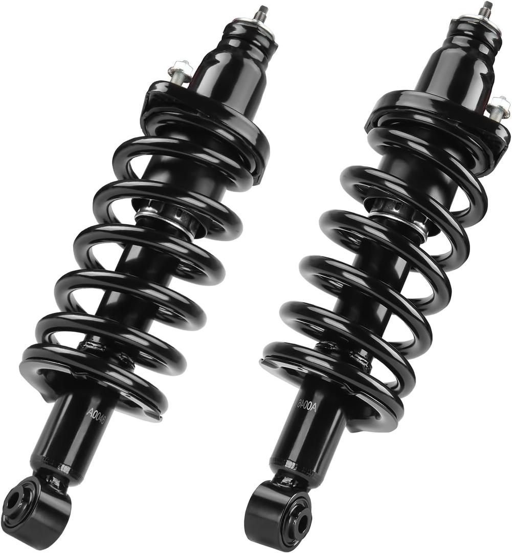 Rear Spring Strut Shock Absorber for Honda CR-V L4 2.4L Sport Utility 2002 2003 2004 2005 2006, Complete Coil Springs Struts Assembly Shocks Absorbers Replace for 181380L, 181380R Left Right