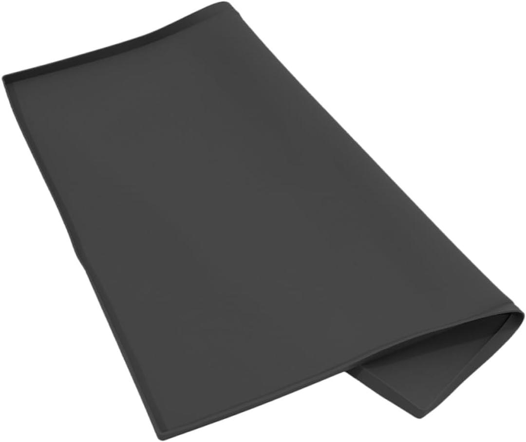 Wakauto Mini Fridge Silicone Drip Tray with Elevated Edge Reliable Mat for Mini Fridges Washing Machines Appliances Reusable Easy to Clean Silicone Drip Pan