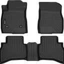 Floor Mats Custom for Chevy Trailblazer (AWD Only) 2021-2026 All Weather Protection TPE Heavy Duty Non-Slip Automotive Floor Liners Fits Front& 2nd Row Full Set Accessories, Black