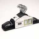 Simpli Furnished® Black Non-Slip Hangers 50 Pack