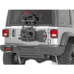 Rough Country Tailgate Reinforcement Kit for 2018-2022 Jeep Wrangler JL - 10603 , Black