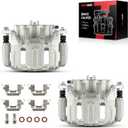 Torchbeam Front Brake Calipers Set for Honda 2012-2016 CR-V 2.4L, Honda 2007-2011 CR-V, Honda 2005-2010 Odyssey, Front Left and Front Right Calipers Replace # 19B2958+19B2959