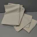 DII Basic Solid Dishtowel Collection Cotton Flat Woven, Small Set, 18x28, Natural, 6 Piece