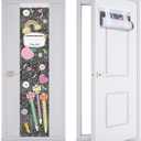 2 x Threehoney 2 Pack Colorful Composition Book Classroom Door Window Cover, 8 x 36 inches