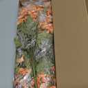 Guagb 7 Bundles Fake Mums Artificial Fall Flowers for Outdoors Silk Daisy Floral Faux Mum Plants for Home Decor Indoor Outside Porch Pots Planters Potted Decorations (Orange)