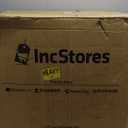 IncStores 5/8" Eco-Soft Carpet-Top Foam Floor Tiles, High-Density Commercial Floor Mats/Carpet Tiles for Basement, Classroom & Trade Show Floor Protection, Carpet Squares 24 x 24, Black, 28 Tiles