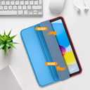 ProCase for iPad (A16) 11th Gen 11 inch 2025/10th Generation 10.9 inch 2022 Case with Pencil Holder, Full Camera Protection Slim Case with Soft TPU Back Cover -Redblue