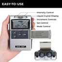 TENS 7000 Rechargeable Tens Unit Muscle Stimulator, Back Pain Relief, 4 Electrodes/Unit Pads, Period Pain Simulator, Muscle Recovery & Growth, Stim Machine, Electrotherapy, TENS Machine