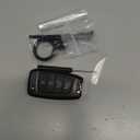 Replacement Key Fob Shell fit for Hyundai Sonata Elantra Tucson Santa Fe Kona Santa Cruz Elantra GT Veloster Accent Flip Key Fob Cover 4 Buttons (4 Buttons)