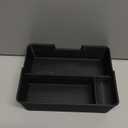 Yumzeco Compatible with 2021-2025 Tesla Model S Model X Center Console Organizer Plaid/Long Range, Armrest Silicone Center Console Storage Box for 2022 2023 2024 2025 Tesla S X Accessories