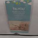 TILLYOU Microfiber Breathable 4 Piece Crib Bumper 9,5in×27in. 9,5in×51in.