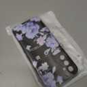 for Samsung Galaxy A14 5G Phone Case, Fashion Flower Pattern Design Girls Women Liquid Silicone Cover, Slim Shockproof and Scratch-Resistant Soft Case for Samsung A14 - Black