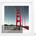 16x16 Picture Frame Diamond Painting Frames Poster Frames Made of Solid Wood,Display Pictures 12x12 with Mat or 16x16 without Mat for Photos, Paintings,Walls Decoration,Anniversary,Wedding,Christmas (White)