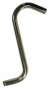 Shower Head Arm Stainless Steel High Rise S Shaped Shower Extensio Silver