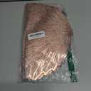 uxcell Rose Gold Leaf Shaped Placemats Set of 6 for Dinner Tables, Metallic Polyvinyl Pressed Placemats Washable Table Mats for Dinner Table Decor (33.5 x 45cm/13.2 x 17.7inch)