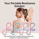 Resistance Bands with Handles,Figure 8 Resistance Band Elastic Fitness Bands Exercise Band for Home Yoga Gym Workout