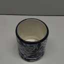 Talavera Utensil Holder Hand Painted Ceramic Spoon Crock Colorful Utensil Crock Large Mexican Spoon Rest 6" H Color: White & Blue