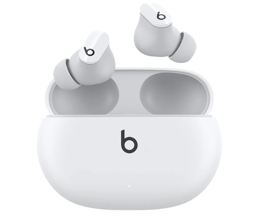 Beats Studio Buds - True Wireless Noise Cancelling Earbuds - Compatible with Apple & Android, Built-in Microphone, IPX4 Rating, Sweat Resistant Earphones, Class 1 Bluetooth Headphones - White