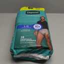 Depend Fresh Protection Adult Diapers, Incontinence Underwear for Men, Disposable, Maximum, Large, Grey, 28 Count